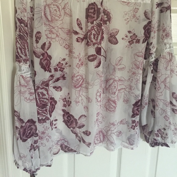 NWOT torrid flower peasant lace blouse - Picture 11 of 14